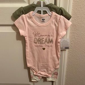 3 piece Hudson Baby lagette set